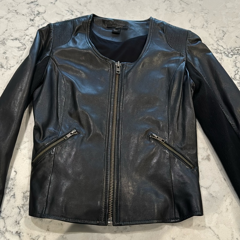 Leather jacket